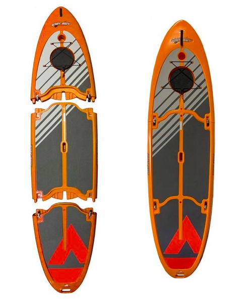 3 Piece Paddle Board - Orange