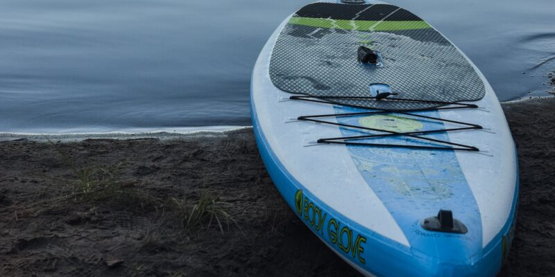 paddle board on beach