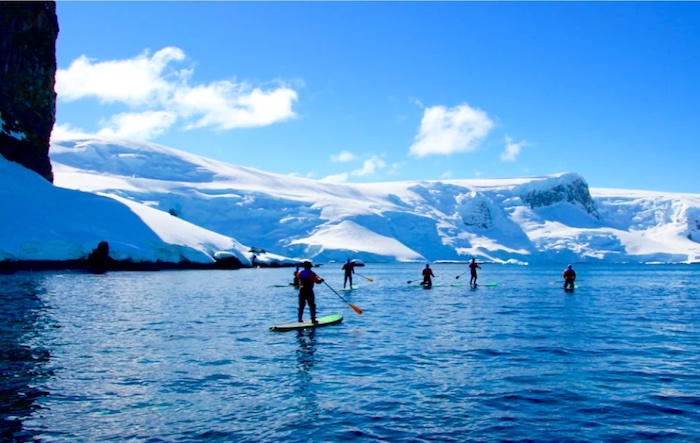 Paddle Boarding Antarctic Peninsula