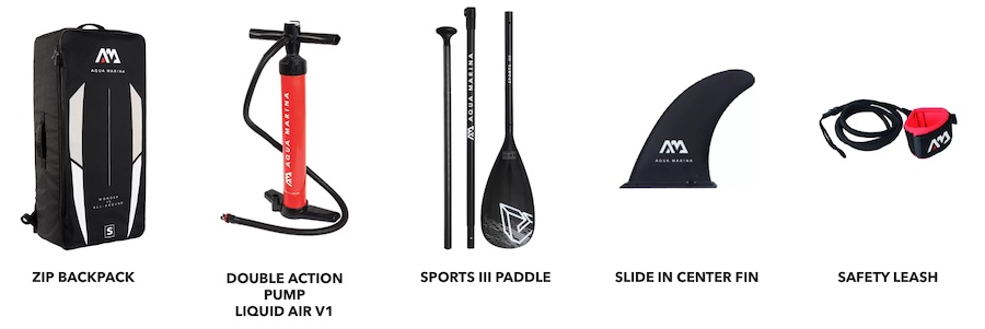 Aqua Marina Vapor Paddle Board Package